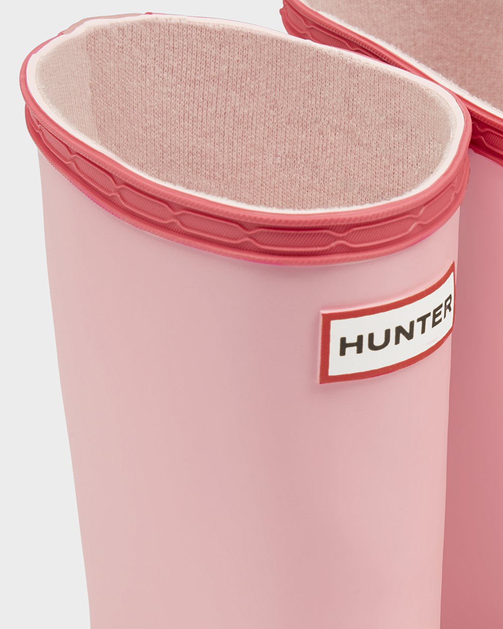 Kids Rain Boots - Hunter Original First Classic (53NAUHRSF) - Pink